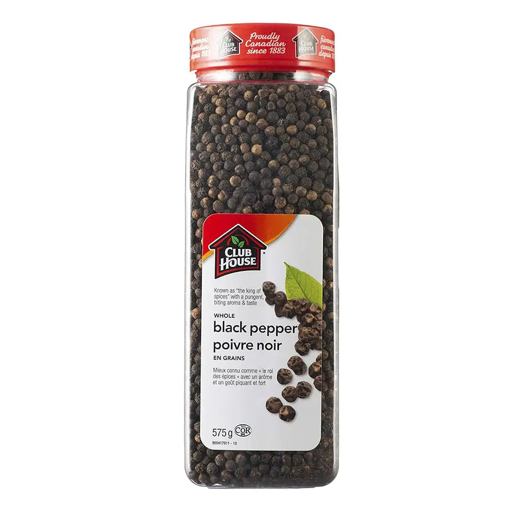 Club House Whole Black Pepper 575g, Wholesale Spices Near Me — Bulk Mart