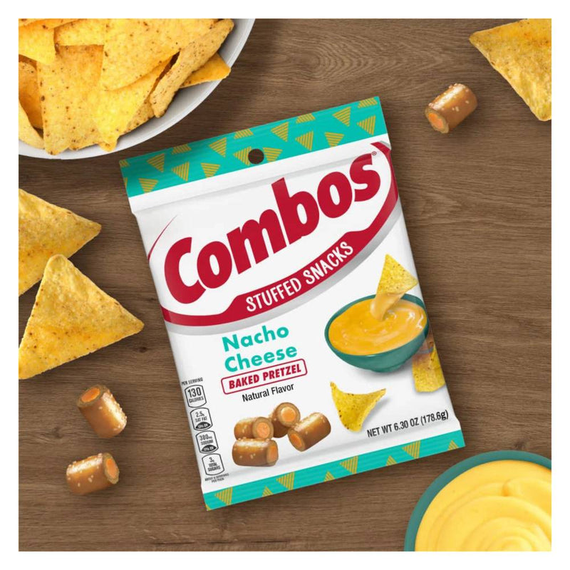 Combos Nacho Cheese Baked Pretzels Snacks 178.6g
