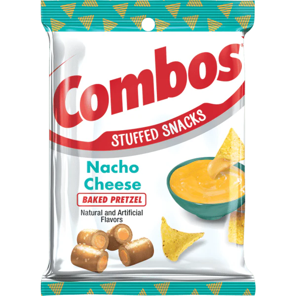 Combos Nacho Cheese Baked Pretzels Snacks 178.6g