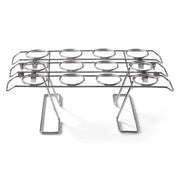 12 Slot Stainless Steel Ice Cream Cone Holder, Baking Rack - Each