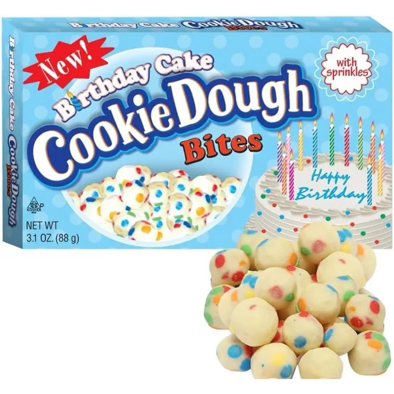 Cookie Dough Bites Birthday Cake Theatre Box 12 x 88g