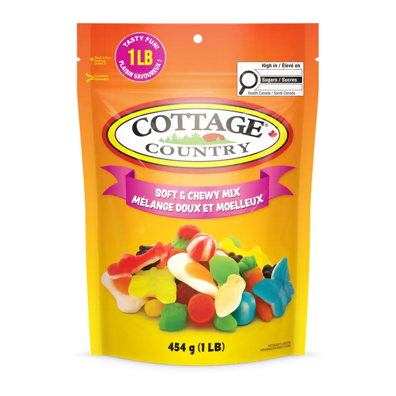 Cottage Country - Soft & Chewy Mix Gummy Candy - 454g