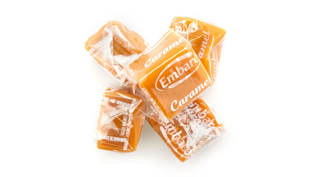 Creamy Caramel Candies Wrapped Bulk Chewy Caramels - 25 Lbs