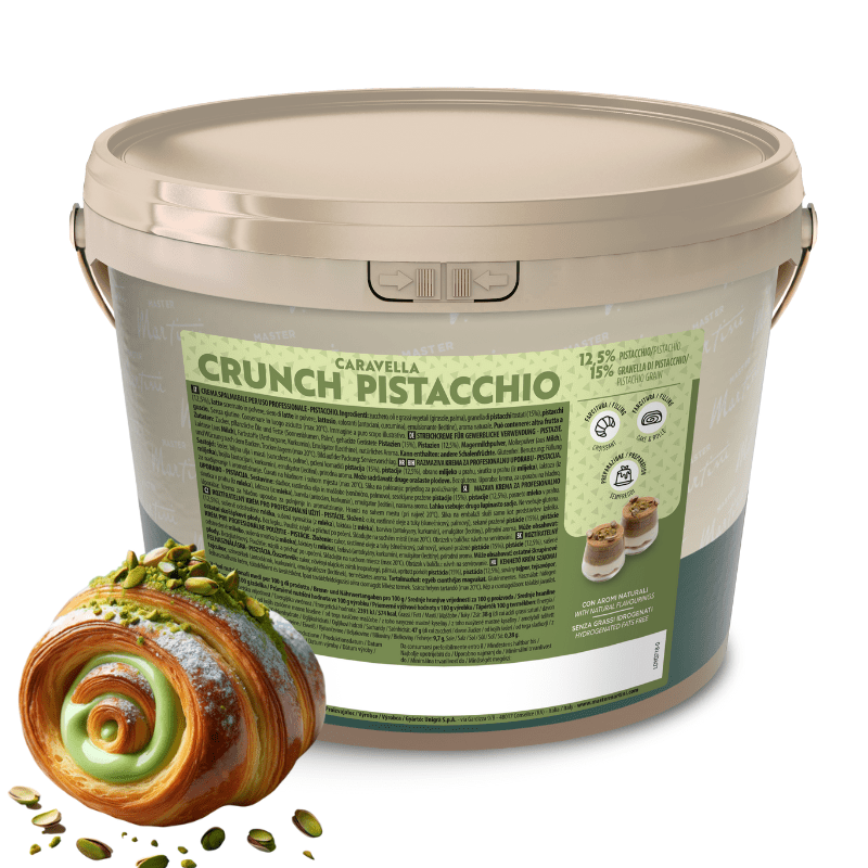 Crunch Pistachio Paste Gran Caravella - 5 Kg
