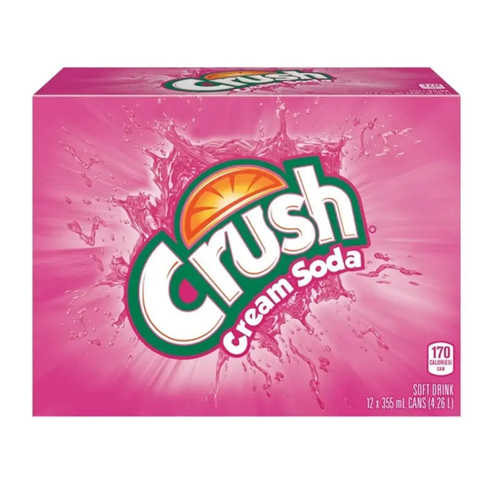 Crush - Cream Soda - 12 x 355 ml