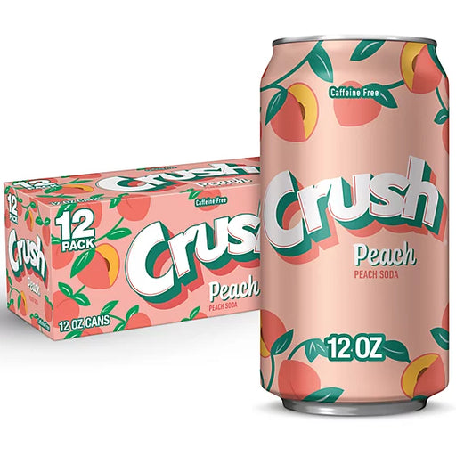 Crush - Peach Soda - 12 x 355 ml