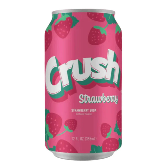 Crush - Strawberry Soda - 12 x 355 ml