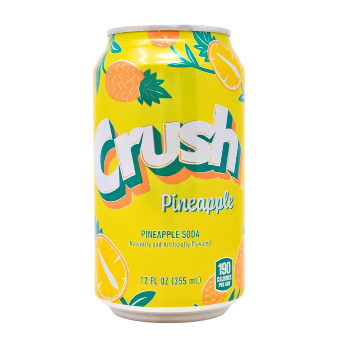 Crush Pineapple Soda 12 x 355 ml