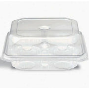 Crystal Seal - 4 Count Muffin Container, 4 Cupcake Container - 200/Case