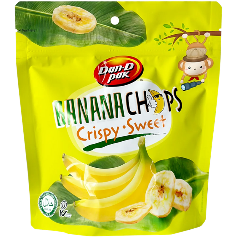 Dan D Pak - Banana Chips - 12 x 170g