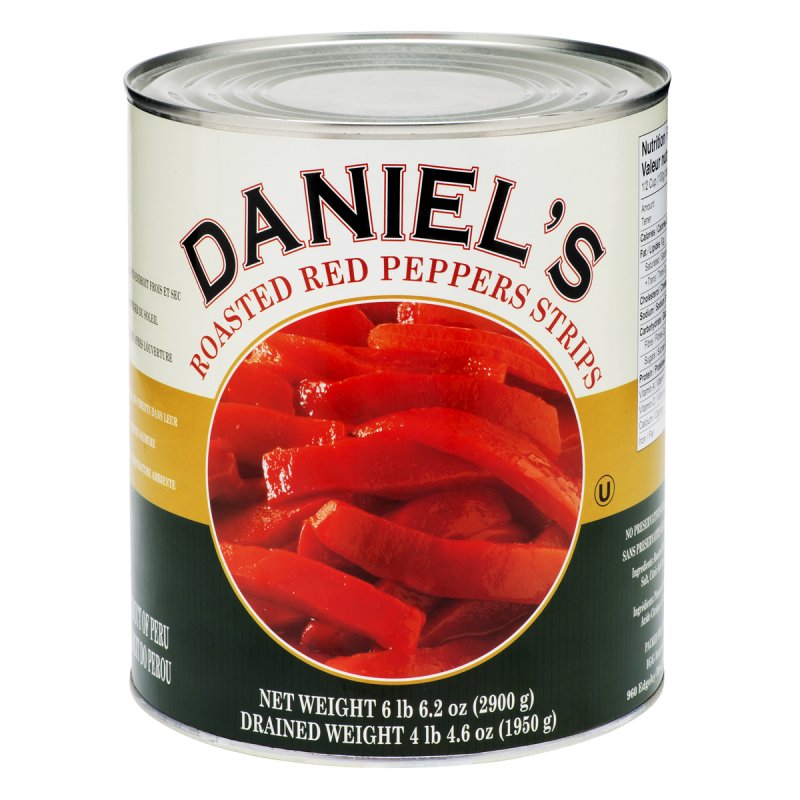 Daniel’s Roasted Red Pepper Strips - 2.84 L