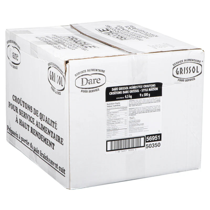Dare - Homestyle Croutons 9 x 500g - 4.5 Kg