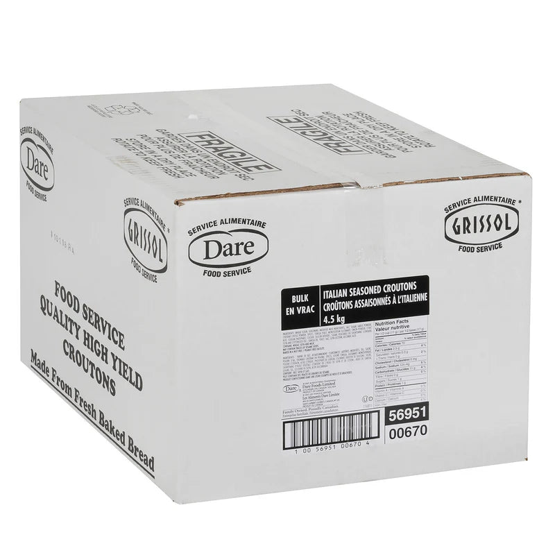 Dare - Italian Seasoned Croutons - 4.54 Kg