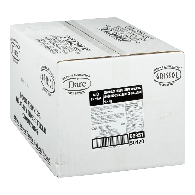 Dare - Steakhouse Three Bread Caesar Croutons - 4.54 Kg
