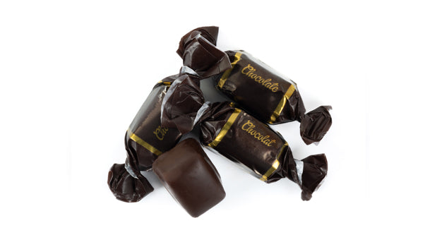Dark Chocolate Covered Soft Toffee Bulk Chewy Caramel Candies - 6 Kg