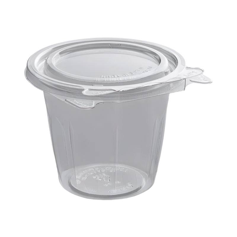 Dart - 12 Oz Tamper Evident Snack Cups With Flat Lid - 250/Case