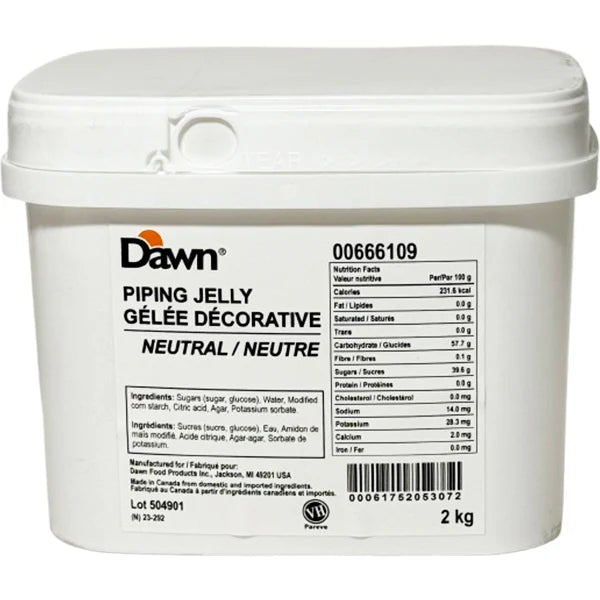 Dawn - Neutral Piping Jelly - 2 Kg