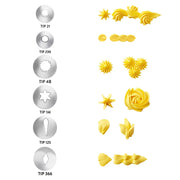 Wilton - Dessert Decorator Pro Stainless Steel Cake Decorating Tool - 1 Set