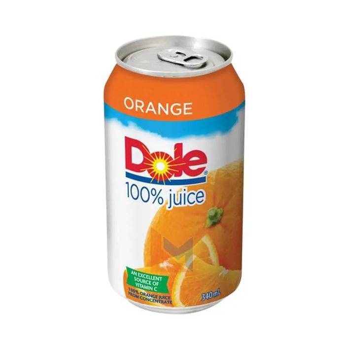 Dole - 100% Orange Juice - 12 x 340 ml