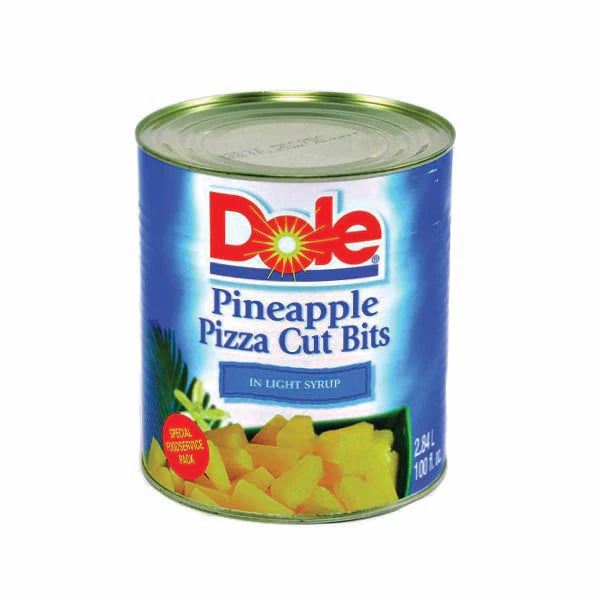 Dole - Pineapple Pizza Cut Bits In Light Syrup - 6 x 2.84 L
