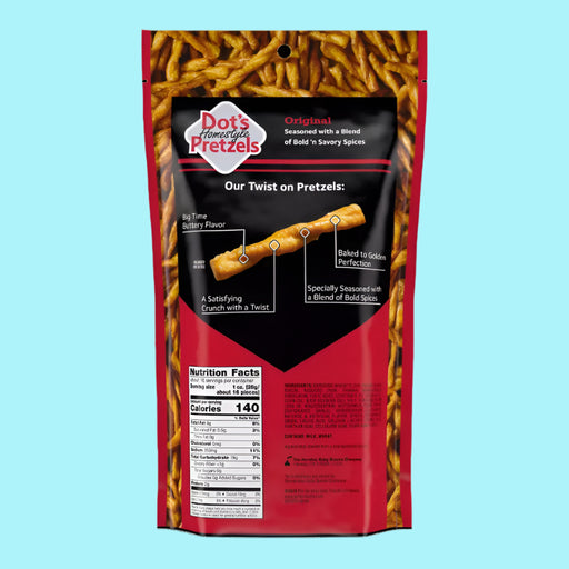 Dot's - Homestyle Original Seasoned Pretzel Twists - 453g