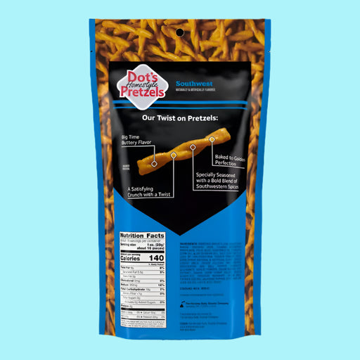 Dot's - Homestyle Southwest Seasoned Pretzel Twists - 6 x 453g