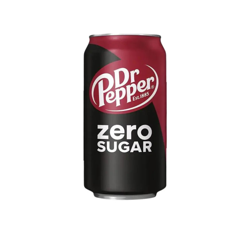 Dr Pepper - Zero Sugar Soda - 12 x 355 ml