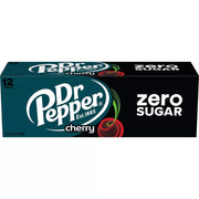 Dr Pepper Zero Sugar Cherry - 12 x 355 ml