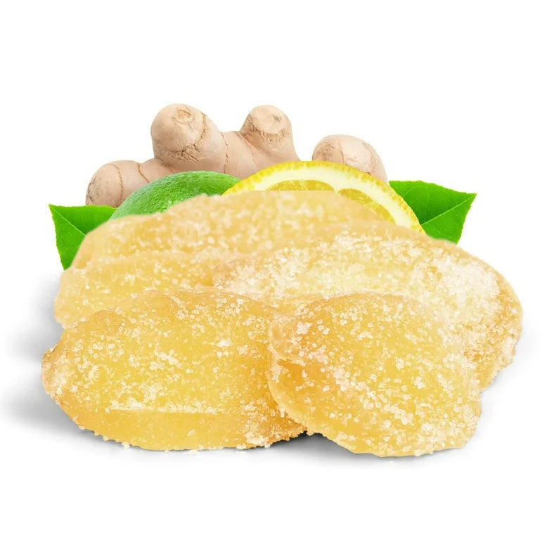 Dried Crystalized Ginger Slices Bulk - 11 Lbs