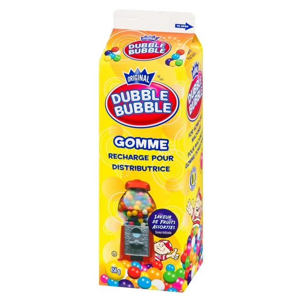 Dubble Bubble - Original Gumballs Machine Size Refills - 454g