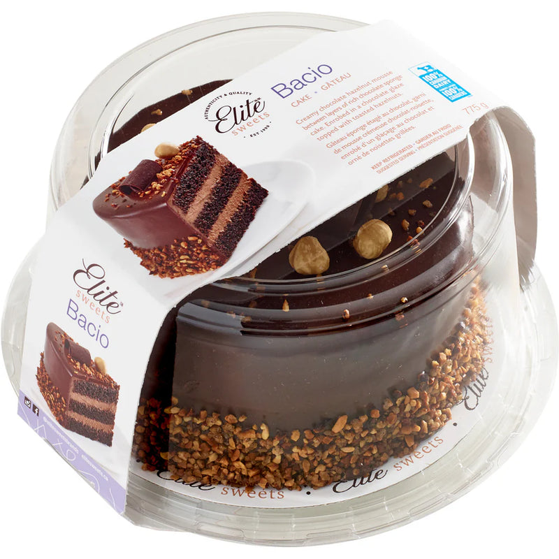 Elite Sweets - 6 in Bacio Cake 900g - Each
