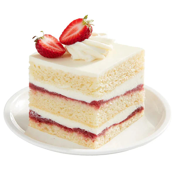 Elite Sweets - Strawberries & Cream Cake Slab