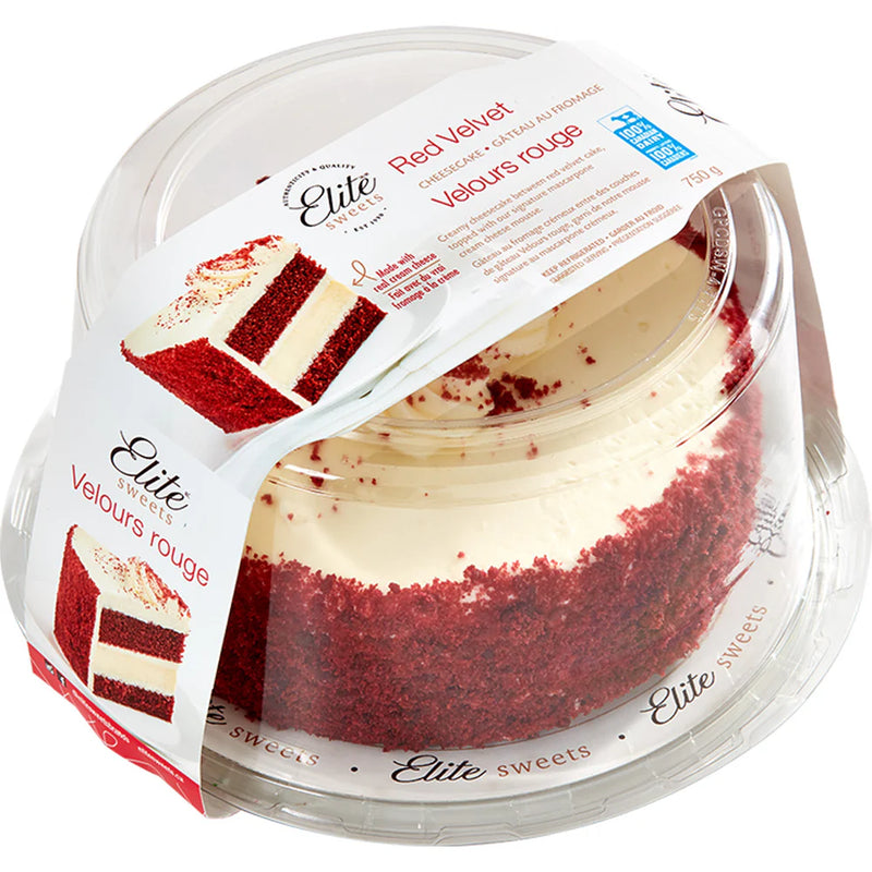Elite Sweets - 6" Red Velvet Cheesecake 750g - Each