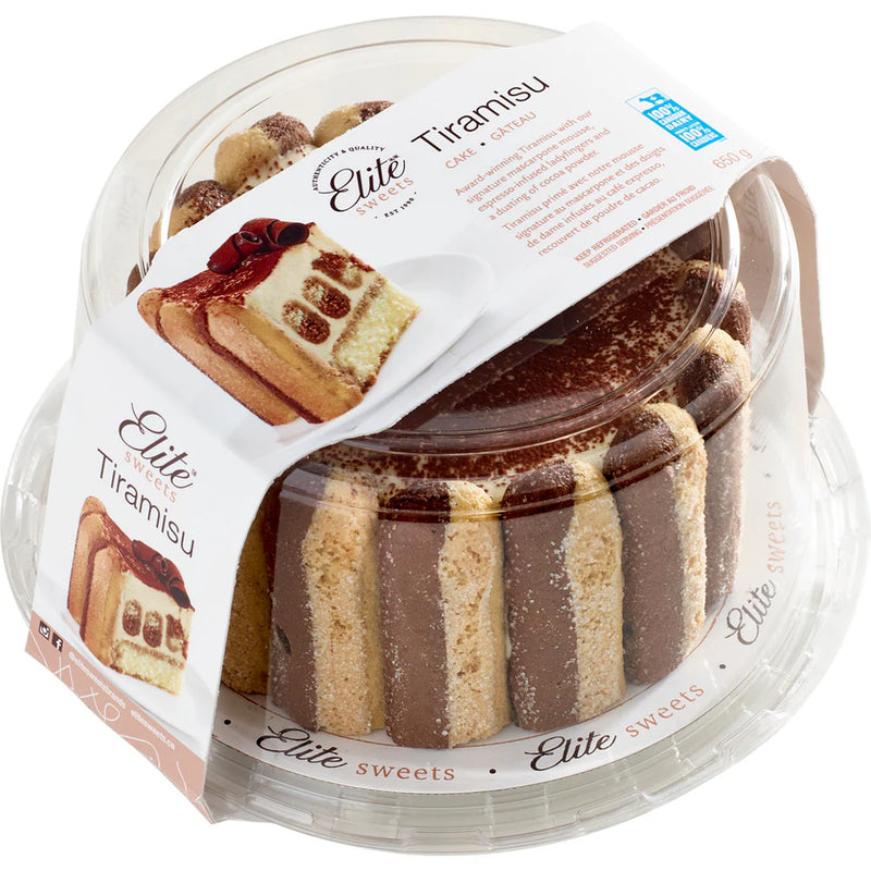 Elite Sweets - 6" Tiramisu Cake 650g - Each