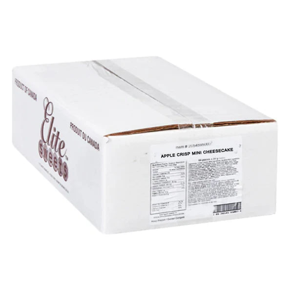 Elite Sweets - Mini Apple Crisp Cheesecake - 48 x 60 g