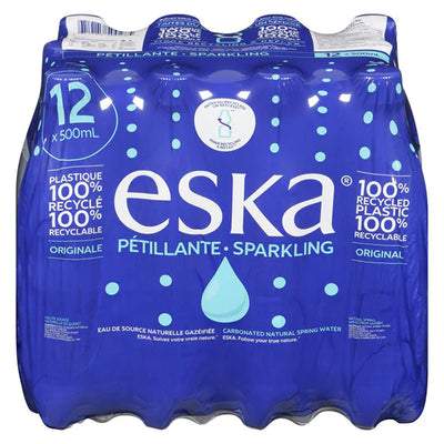 Eska - Carbonated Natural Spring Water PET 12 x 500 ml - 150/Pallet