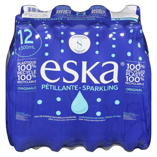 Eska - Carbonated Natural Spring Water PET - 12 x 500 ml