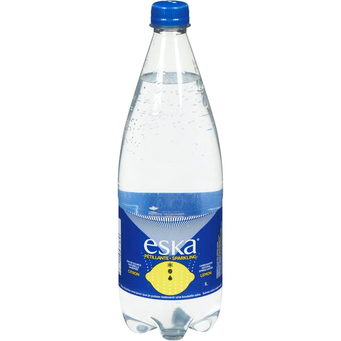 Eska - Carbonated Spring Water with Lemon PET - 12 x 1 L