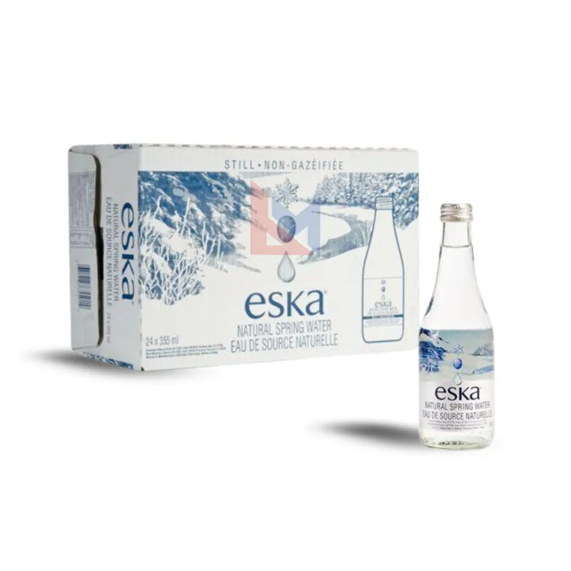 Eska - Natural Spring Water Glass Bottle - 24 x 355 ml
