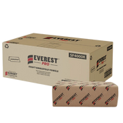 Everest Pro - SF4000K - Single Fold Kraft Hand Paper Towel - 4000 Sheets/Case