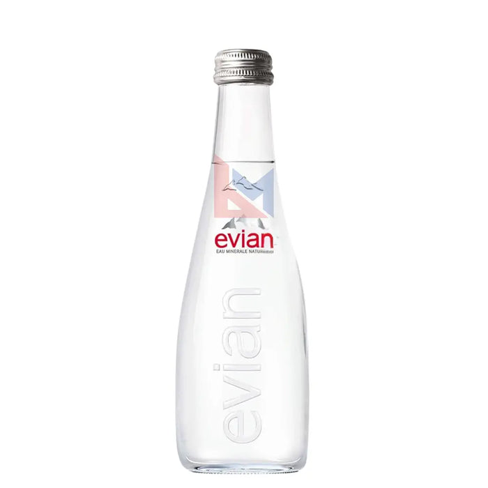 Evian - Natural Spring Water Glass Bottle - 20 x 330 ml