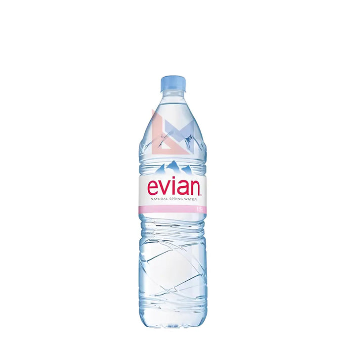 Evian - Natural Spring Water PET - 12 x 1.5 L