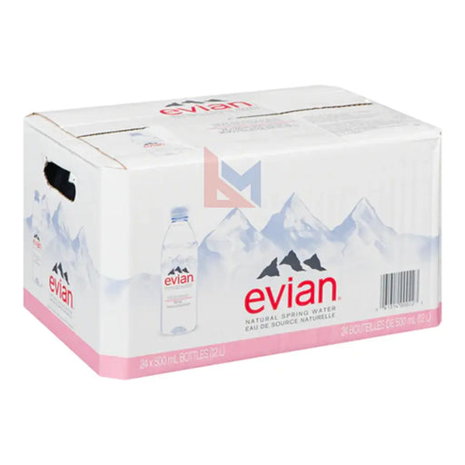 Evian - Natural Spring Water PET - 24 x 500 ml