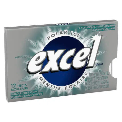 Excel - Polar Ice Sugar Free Chewing Gum 12 Pcs