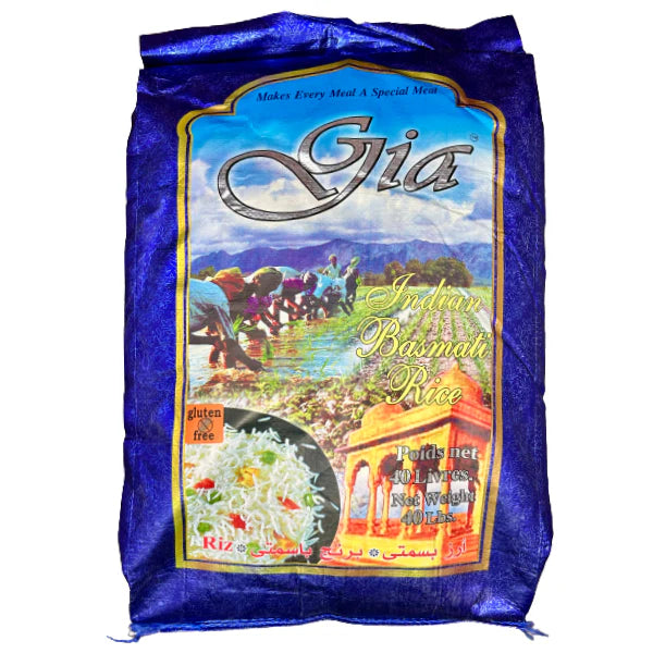 Extra Long Basmati Rice - 40 Lbs