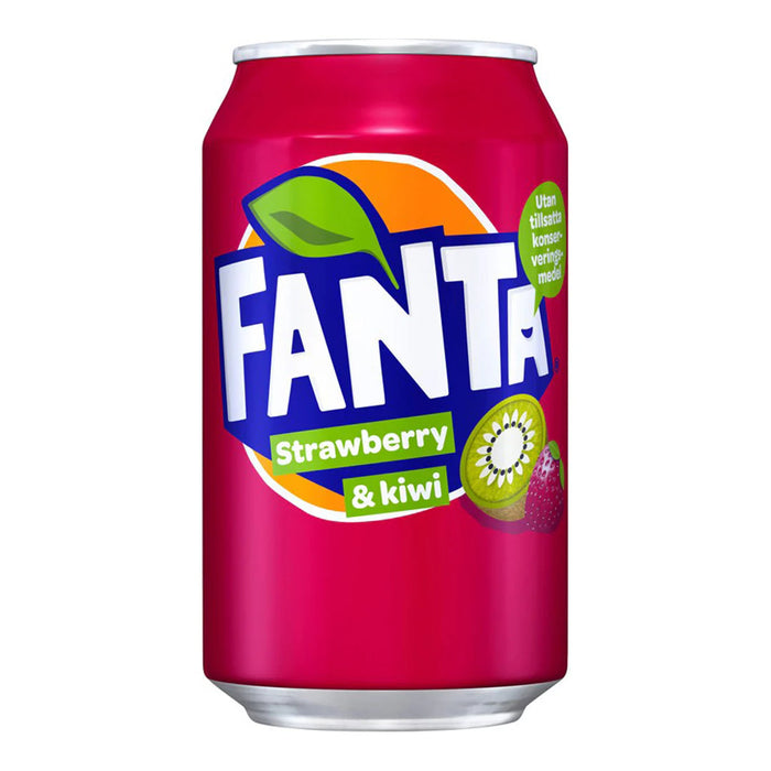 Fanta Strawberry Kiwi Soda 24 x 330ml