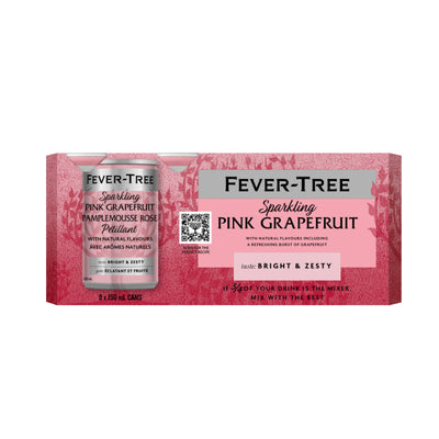 Fever-Tree Pink Grapefruit Tonic Water Cans - 24 x 150 ml