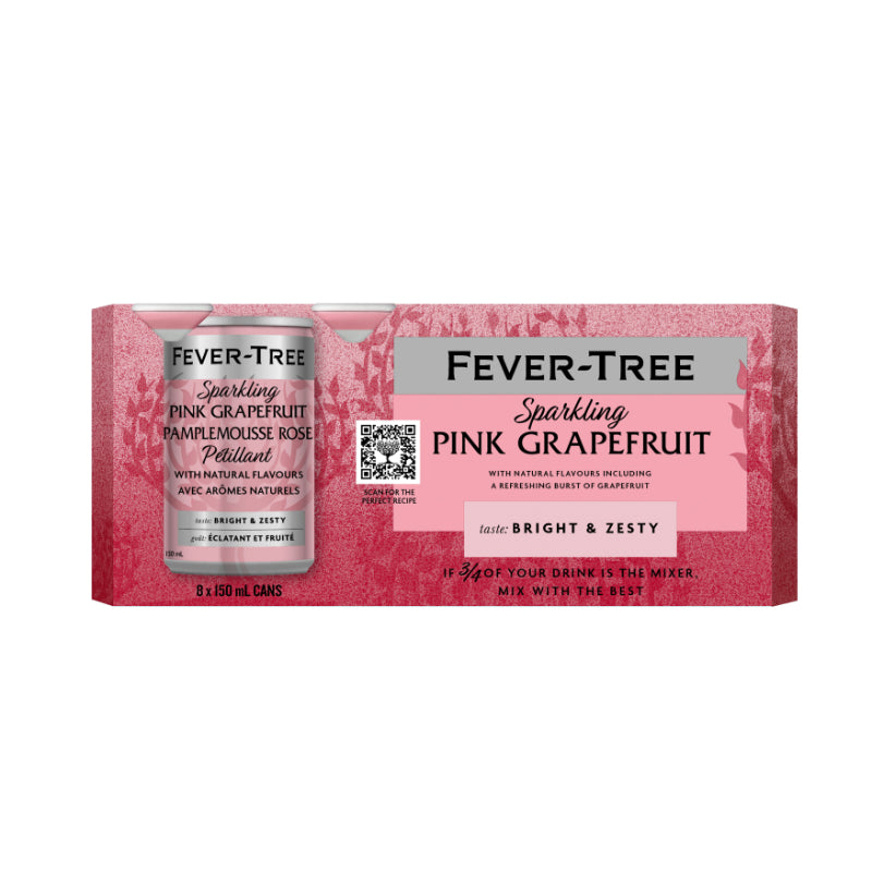 Fever-Tree Pink Grapefruit Tonic Water Cans - 24 x 150 ml