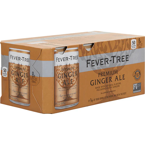 Fever-Tree Pink Premium Ginger Ale Cans - 24 x 150 ml