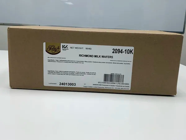 Foley's - FB Richmond Milk Chocolate Wafers - 10 Kg